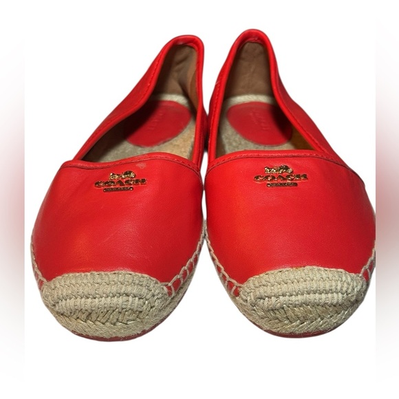 Coach Espadrille Flats  with Jute Sole 6 B - Picture 2 of 10